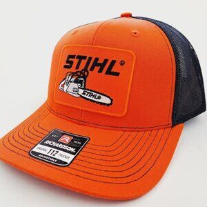 Chainsaws Outdoors 80s STIHL Embroidered Patch Hat Cap Vintage Style Trucker